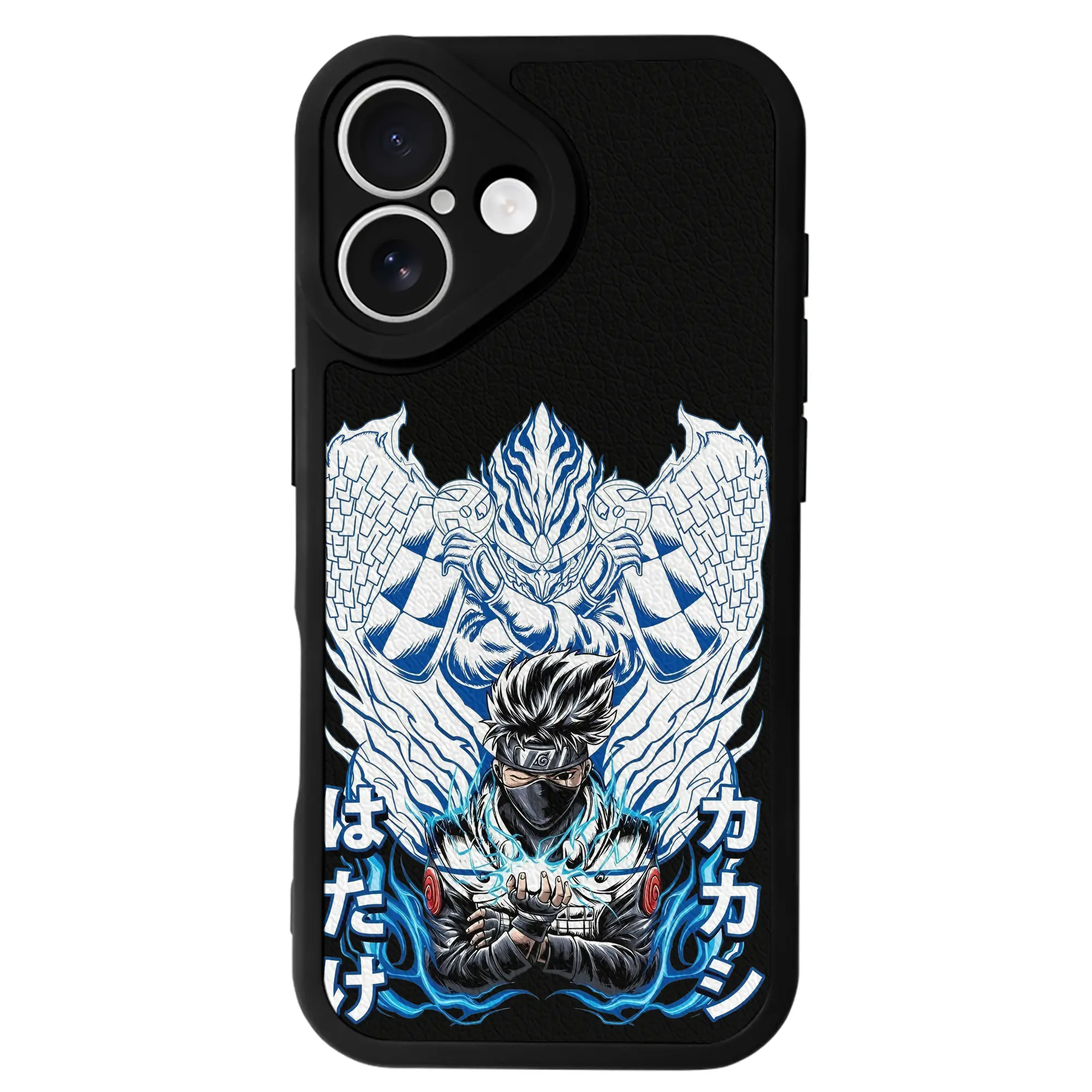 ナルト グッズ はたけ カカシ - IPhone 16シリーズ対応 ・ シリコンスマホケース ・ レザー調 ・ 高精度フィット ・ 耐衝撃 ・ ワイヤレス充電対応 ・ 精密カット